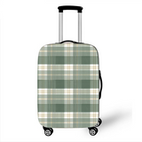 Checkered Cover Travel Luggage