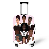 Afro Lady Girl Cover Travel Luggage