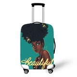 Afro Lady Girl Cover Travel Luggage