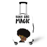 Afro Lady Girl Cover Travel Luggage