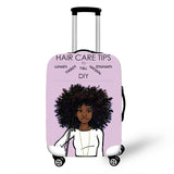 Afro Lady Girl Cover Travel Luggage