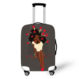 Afro Lady Girl Cover Travel Luggage