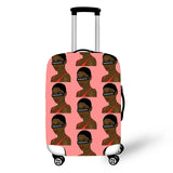 Afro Lady Girl Cover Travel Luggage