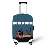 Afro Lady Girl Cover Travel Luggage