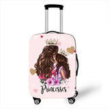 Cartoon Girl Cover Travel Luggage