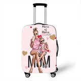 Cartoon Girl Cover Travel Luggage