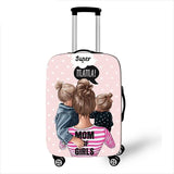 Cartoon Girl Cover Travel Luggage