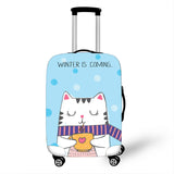 Kawaii Cat Cover Travel Luggage