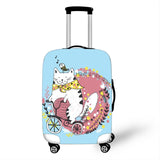 Kawaii Cat Cover Travel Luggage