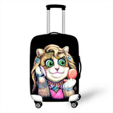 Kawaii Cat Cover Travel Luggage