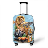 Animals Cover Travel Luggage