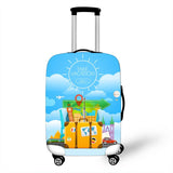 Elastic 2 Cover Travel Luggage