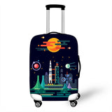 Elastic 2 Cover Travel Luggage
