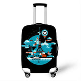 Elastic 2 Cover Travel Luggage