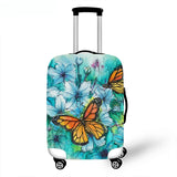 3D Butterfly Cover Travel Luggage
