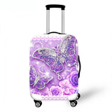 3D Butterfly Cover Travel Luggage