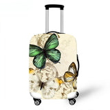 3D Butterfly Cover Travel Luggage