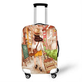 Cartoon Girl Cover Travel Luggage