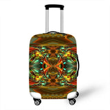 3D Abstraction Cover Travel Luggage