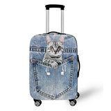 Jeans Pocket Cover Travel Luggage