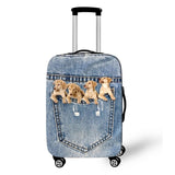 Jeans Pocket Cover Travel Luggage