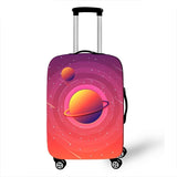 3D Starry Pattern Cover Travel Luggage