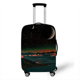 3D Starry Pattern Cover Travel Luggage