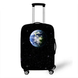 3D Starry Pattern Cover Travel Luggage