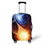 3D Starry Pattern Cover Travel Luggage