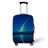 3D Starry Pattern Cover Travel Luggage
