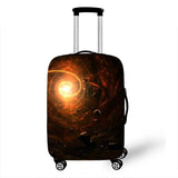 3D Starry Pattern Cover Travel Luggage