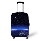 3D Starry Pattern Cover Travel Luggage