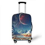 3D Starry Pattern Cover Travel Luggage
