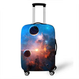 3D Starry Pattern Cover Travel Luggage