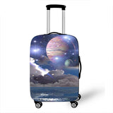 3D Starry Pattern Cover Travel Luggage