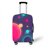 3D Starry Pattern Cover Travel Luggage