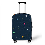 3D Starry Pattern Cover Travel Luggage