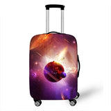 3D Starry Pattern Cover Travel Luggage