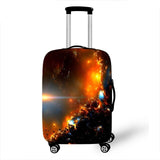 3D Starry Pattern Cover Travel Luggage