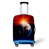 3D Starry Pattern Cover Travel Luggage