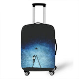 3D Starry Sky Cover Travel Luggage