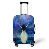 3D Starry Sky Cover Travel Luggage