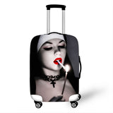 Nun Girl Cover Travel Luggage