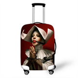 Nun Girl Cover Travel Luggage