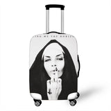 Nun Girl Cover Travel Luggage