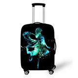3D Ballet Girl Cover Travel Luggage