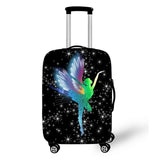 3D Ballet Girl Cover Travel Luggage