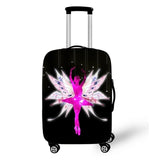 3D Ballet Girl Cover Travel Luggage
