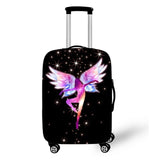 3D Ballet Girl Cover Travel Luggage