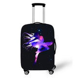3D Ballet Girl Cover Travel Luggage